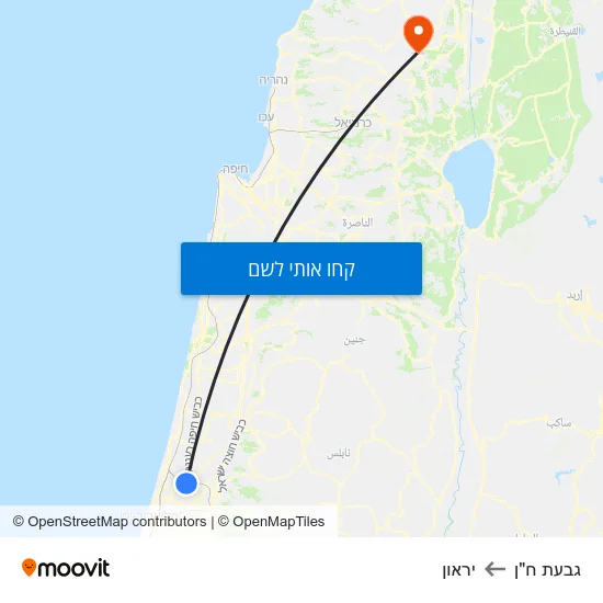מפת גבעת ח"ן ליראון