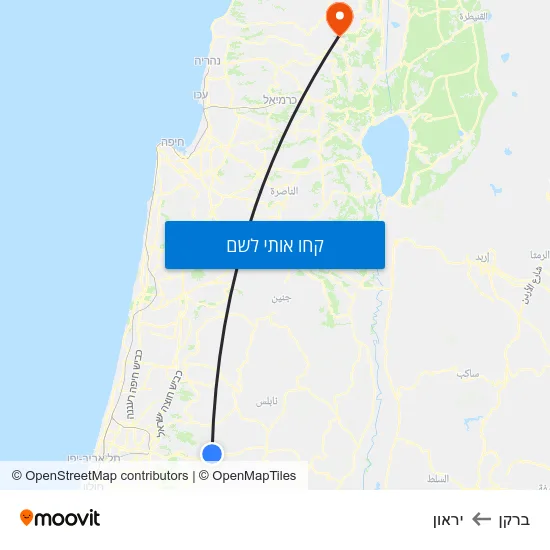 מפת ברקן ליראון