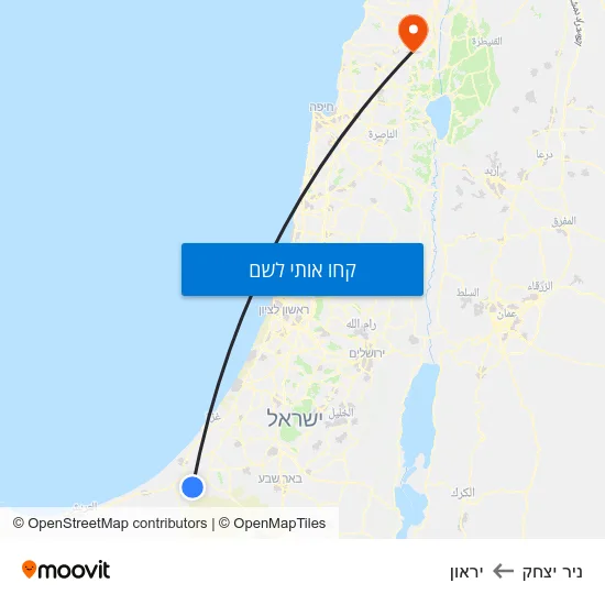 מפת ניר יצחק ליראון