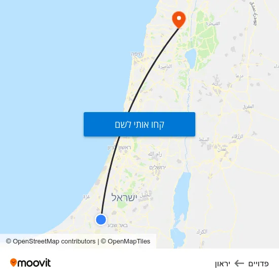 מפת פדויים ליראון