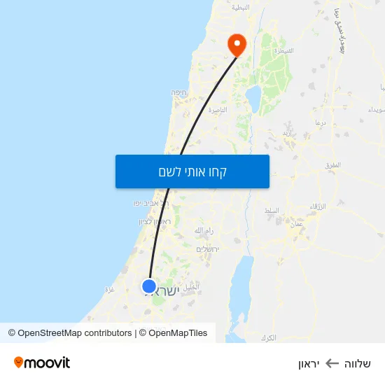 מפת שלווה ליראון