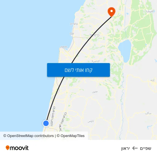 מפת שפיים ליראון