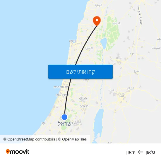 מפת גלאון ליראון