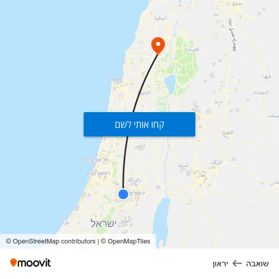 מפת שואבה ליראון