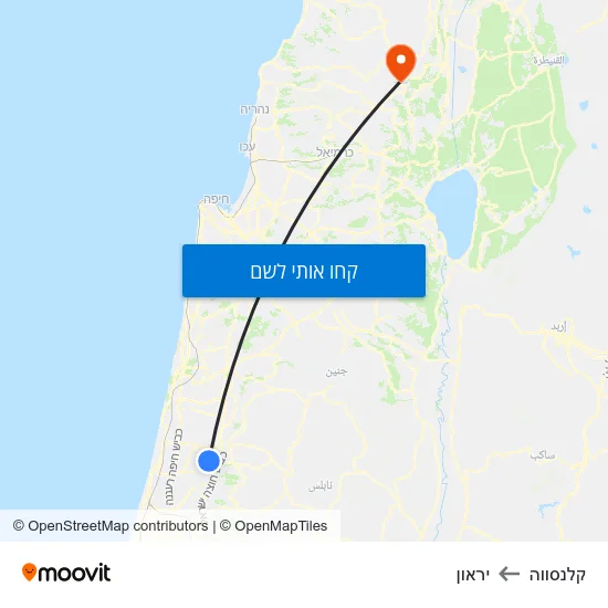 מפת קלנסווה ליראון