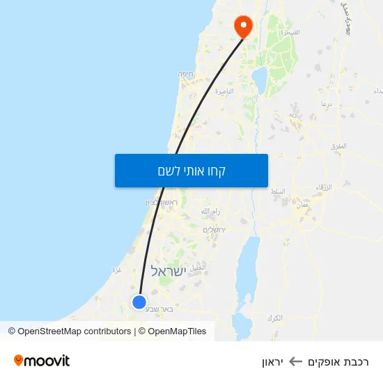 מפת רכבת אופקים ליראון