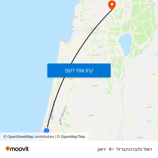 מפת ראול ולנברג/הברזל ליראון