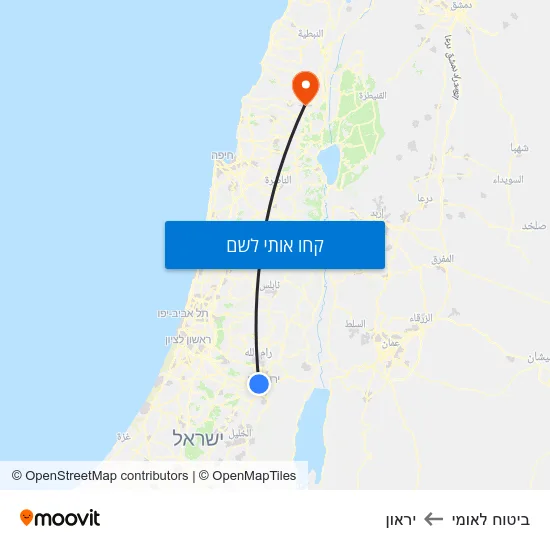 מפת ביטוח לאומי ליראון