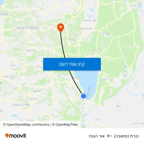 מפת כנרת (מושבה) לאור הגנוז