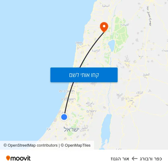 מפת כפר ורבורג לאור הגנוז