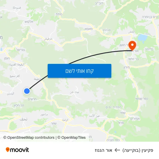 מפת פקיעין (בוקייעה) לאור הגנוז