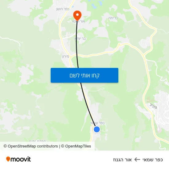מפת כפר שמאי לאור הגנוז