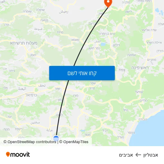 מפת אבטליון לאביבים