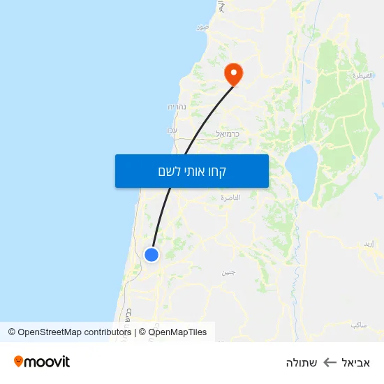 מפת אביאל לשתולה