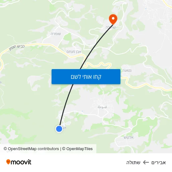 מפת אבירים לשתולה