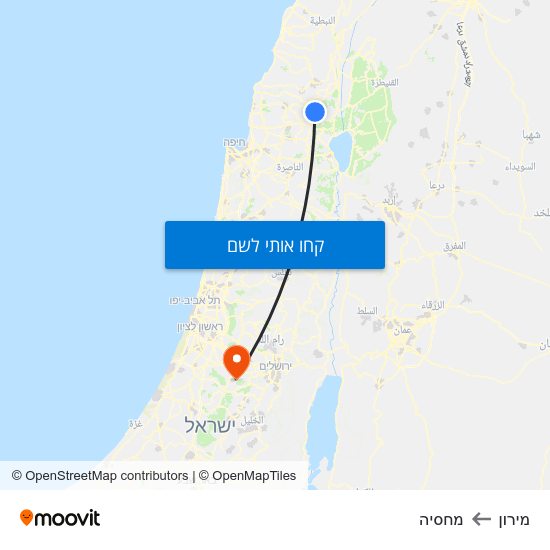 מפת מירון למחסיה