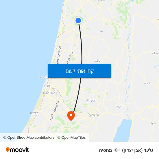 מפת גלעד (אבן יצחק) למחסיה