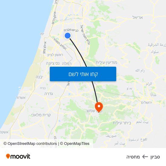 מפת סביון למחסיה