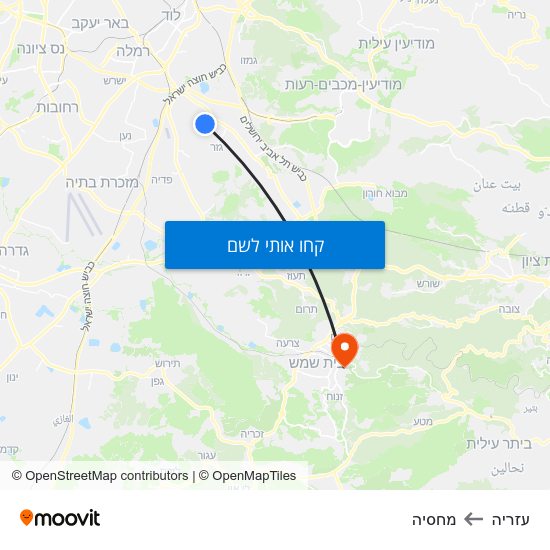 מפת עזריה למחסיה