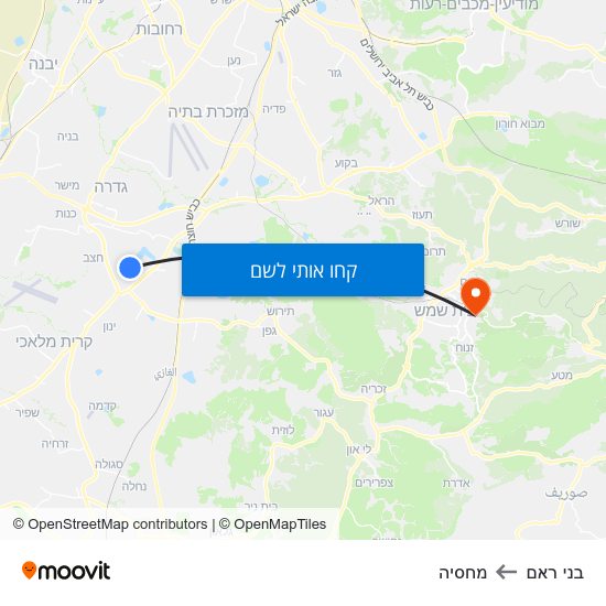 מפת בני ראם למחסיה