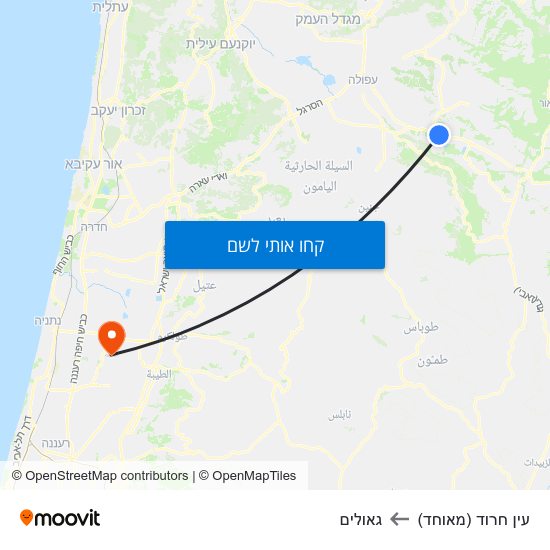 מפת עין חרוד (מאוחד) לגאולים