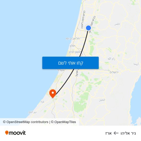 מפת ניר אליהו לארז