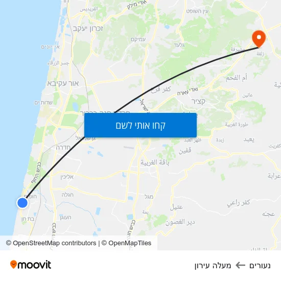 מפת נעורים למעלה עירון