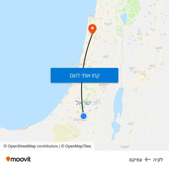 מפת לקיה לעמיקם