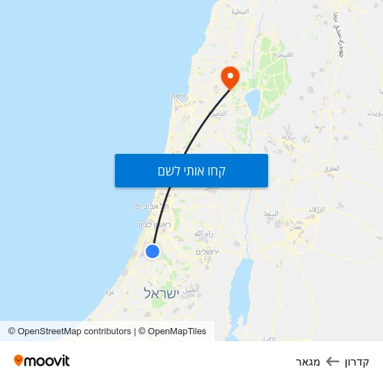 מפת קדרון למגאר
