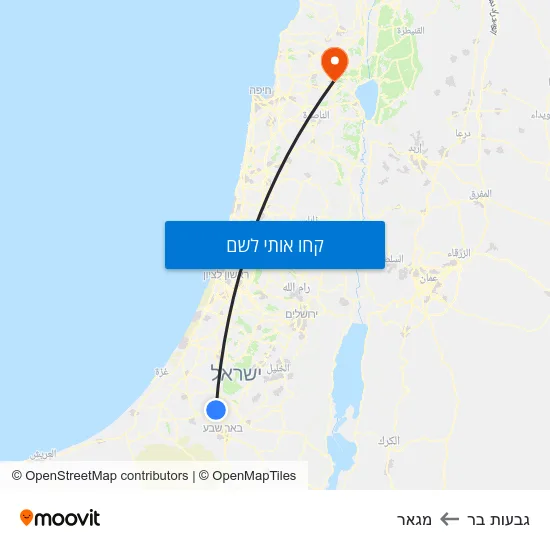 מפת גבעות בר למגאר
