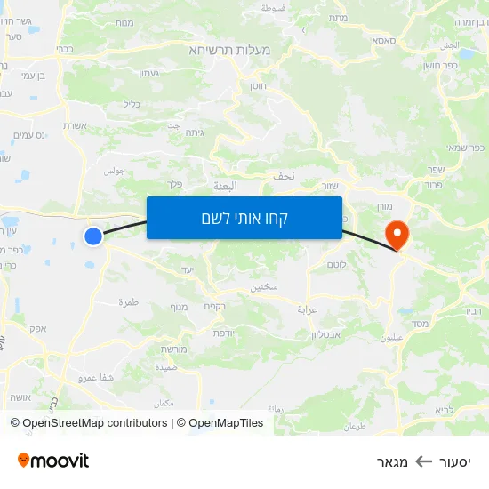 מפת יסעור למגאר