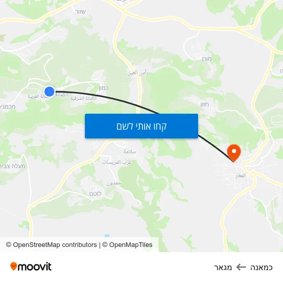 מפת כמאנה למגאר