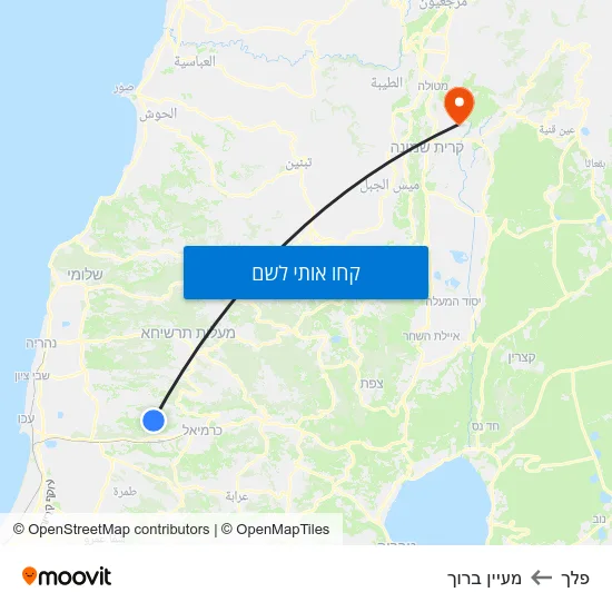 מפת פלך למעיין ברוך