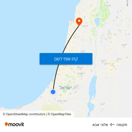 מפת תקומה לאלוני אבא
