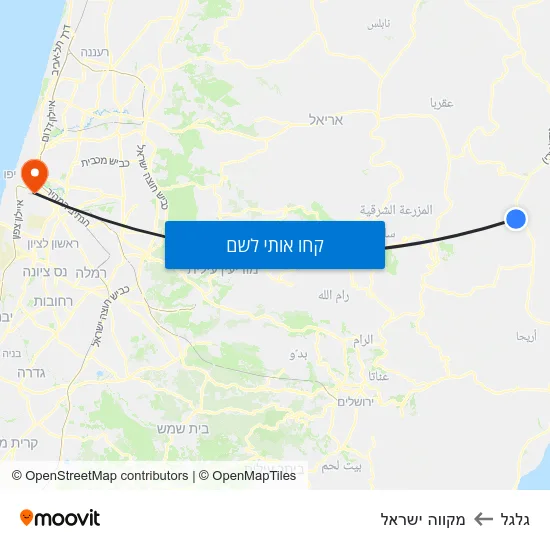 מפת גלגל למקווה ישראל