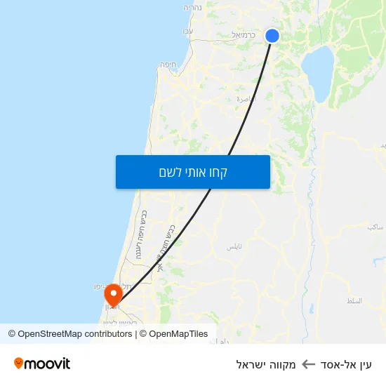 מפת עין אל-אסד למקווה ישראל