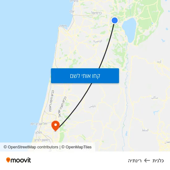 מפת כלנית לרינתיה