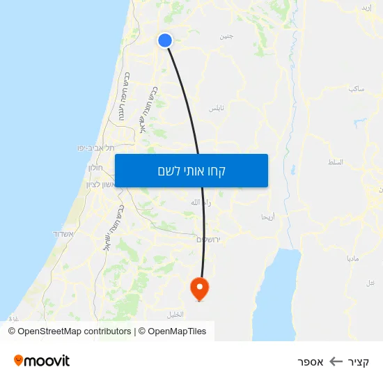 מפת קציר לאספר
