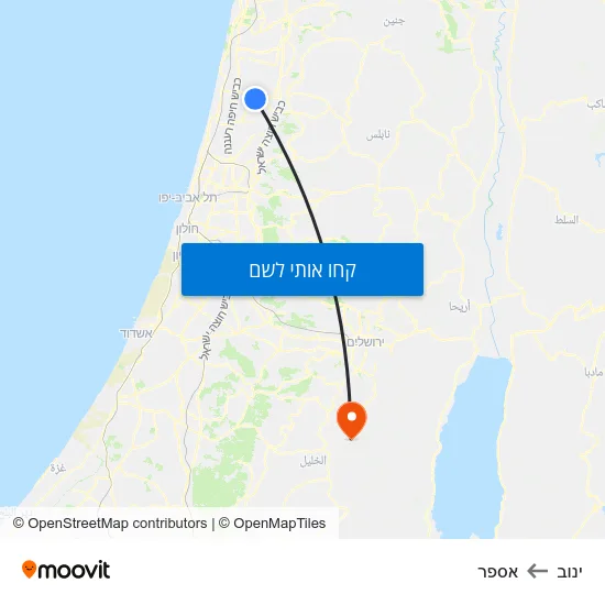 מפת ינוב לאספר