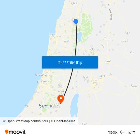מפת דישון לאספר
