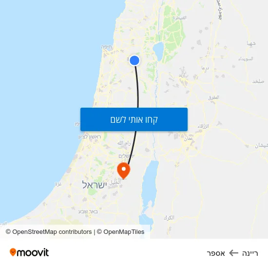 מפת ריינה לאספר