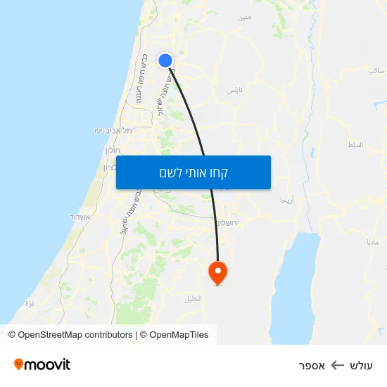 מפת עולש לאספר
