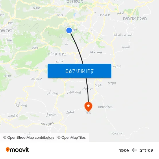 מפת עמינדב לאספר