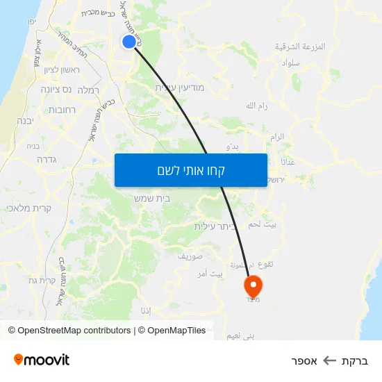 מפת ברקת לאספר
