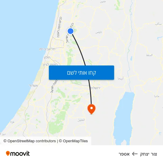 מפת צור יצחק לאספר