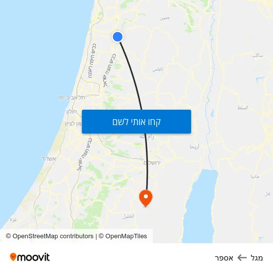 מפת מגל לאספר