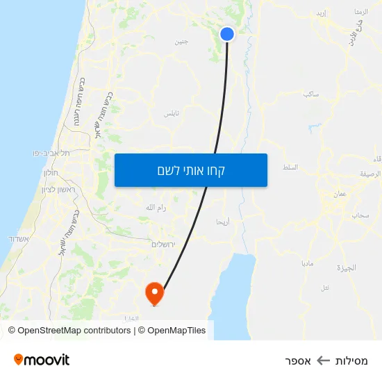 מפת מסילות לאספר