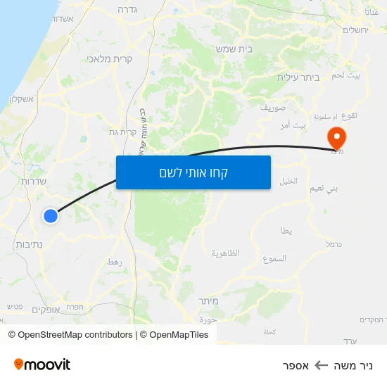מפת ניר משה לאספר