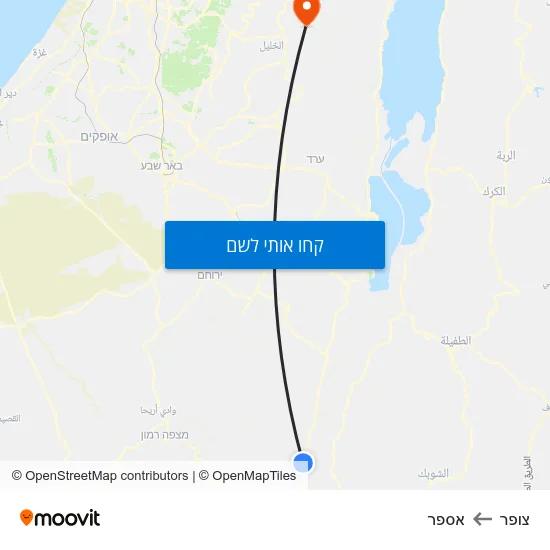 מפת צופר לאספר