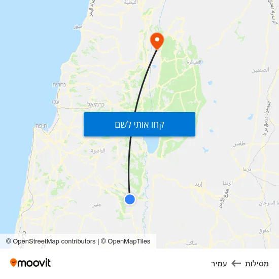 מפת מסילות לעמיר